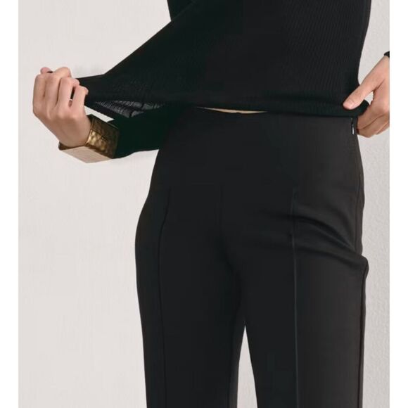 NWT Everlane Dream Pant Kick Flare Black Cropped Ankle-Length Size Medium - Picture 6 of 13